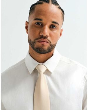 ASOS Adaptive Hook And Loop Tape Fastener Tie - White