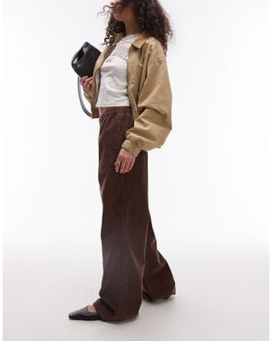 TOPSHOP Cord jogger - Brown