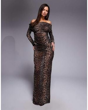 South Beach Mesh Maxi Beach Skirt - Black