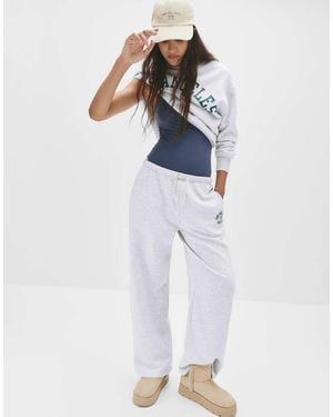 Pull&Bear Pantalon - Blanc