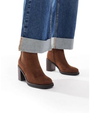 New Look – chelsea-stiefel aus kunstleder - Blau
