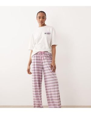 ASOS Asos Design Tall Mix And Match Cotton Pyjama Trousers - Pink