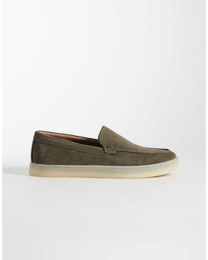 Mango Real Suede Shoes - Green