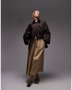 & Other Stories Oversize Wax Jacket - Black