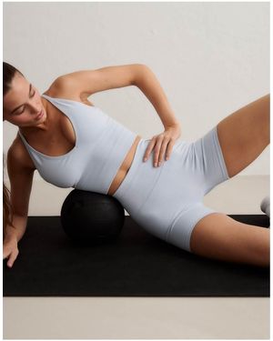 Aim'n Pantalones Cortos Azul Moldeadores Sin Costuras Shape Seamless - Blanco