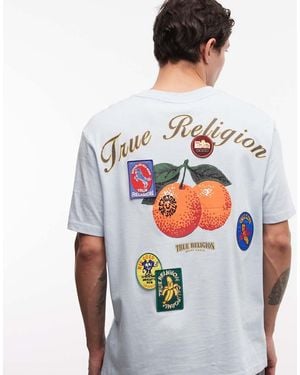 TRUE RELIGION Orchard Stamps T-shirt - White