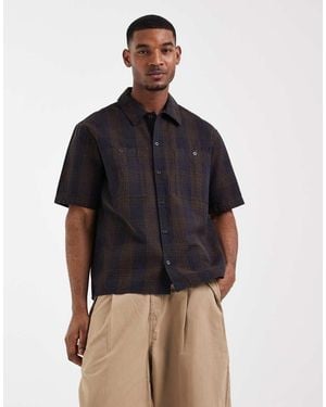 DOUBLE A by WOOD WOOD 100% Cotton Cooper Shirt - Black