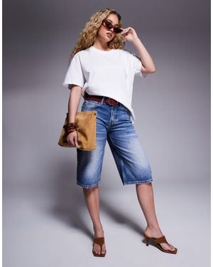 River Island Denim Jorts - Blue