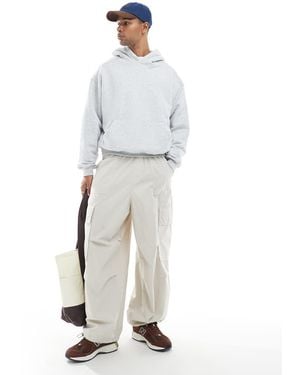 Cotton On Boxy Fit Pullover Hoodie - Grey