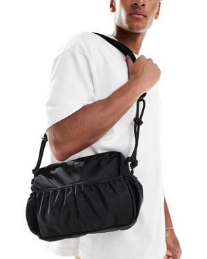 ASOS Nylon Tech Crossbody Bag - White