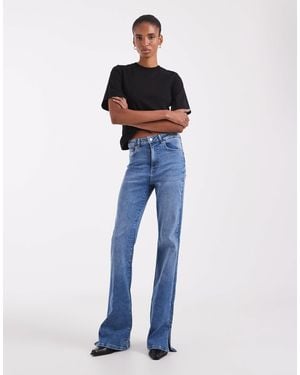 Vero Moda Selina High Rise Flared Jeans - Blue