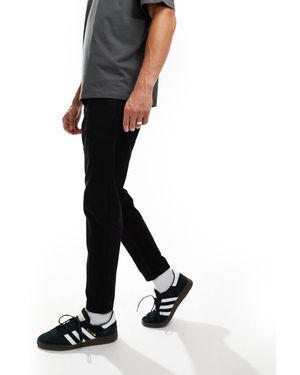 Don't Think Twice Vaqueros Capri Negros Rígidos De Corte Tapered De Dtt