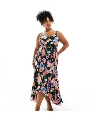 Yours Cami Sundress With Frill Hem - White