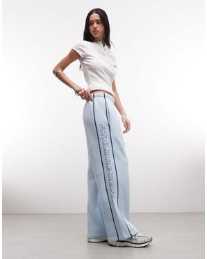 Collusion baggy Wide Leg sweatpants - White