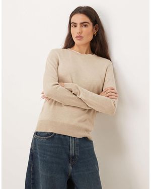 JJXX Crew Neck Knit Sweater - Natural