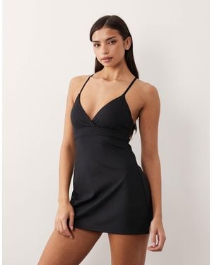4505 Active – tenniskleid - Schwarz