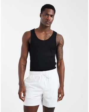 Cotton On Pantaloncini Da Bagno Elasticizzati Bianchi - Bianco