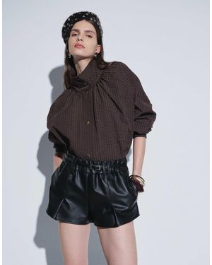 ASOS Shacket mit volumendetail, stehkragen und karomuster - Mehrfarbig