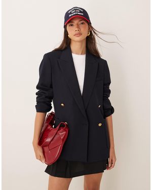 GANT – doppelreihiger club-blazer - Blau