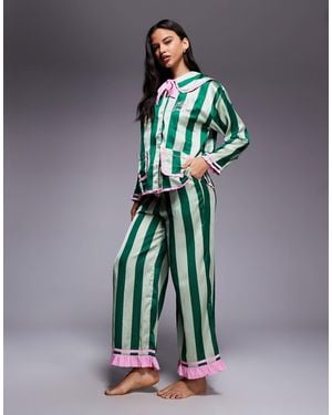 River Island – pyjama-set - Grün