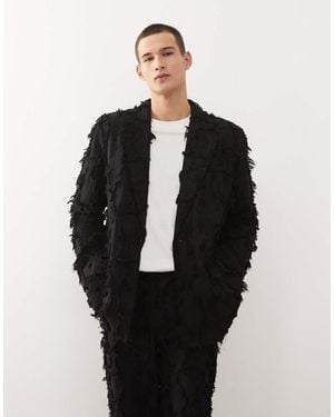 Reclaimed Vintage Limited Edition Oversized Suit Jacket - Black