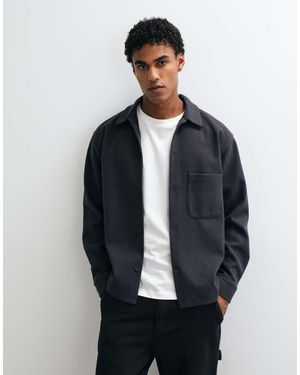 Jack & Jones Brushed Overshirt - Blue