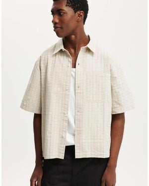 Cotton On Cotton On Darcy Short Sleeve Shirt - Natural
