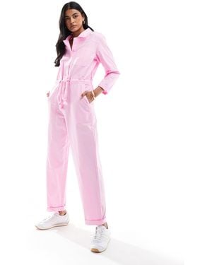 Mango Rope Tie Jumpsuit - Pink