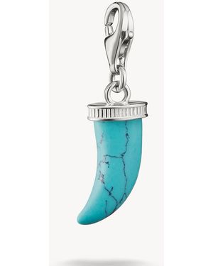 Thomas Sabo Ciondolo Pendente Argentato E Turchese - Blu