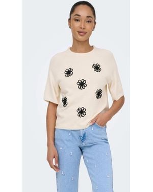 ONLY – strickpullover - Blau