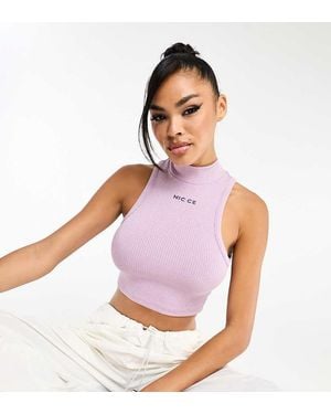 Nicce London Juno Co-ord Racer Crop Top - Pink