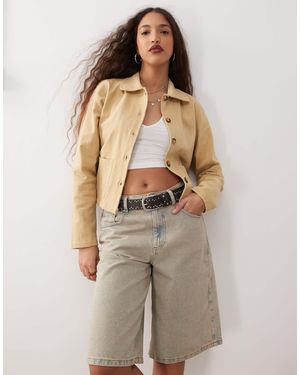 Motel Calva Boxy Jacket - Natural