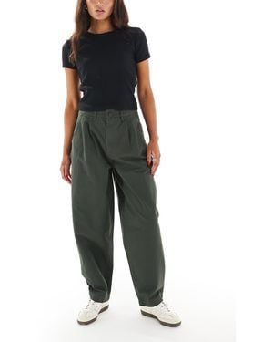 Santa Cruz Wide Leg Balloon Trousers - Green