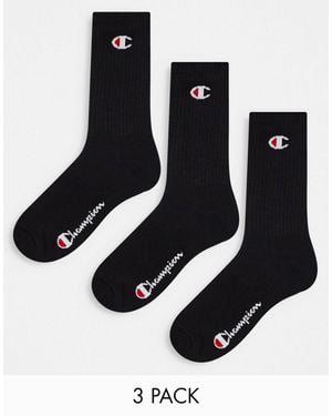 Champion – 3er-pack socken - Schwarz