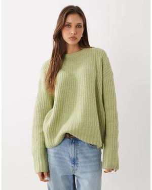 Cotton On Luxe Crew Neck Sweater - Green