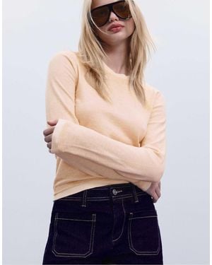 Stradivarius – strickpullover - Blau