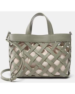 Pull&Bear Borsa Intrecciata - Metallizzato