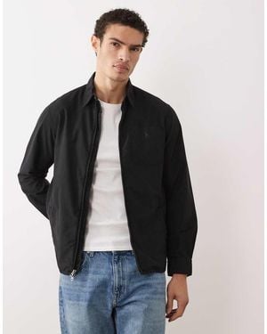 Polo Ralph Lauren Sport Capsule Long Sleeve Zip Up Shirt - Black