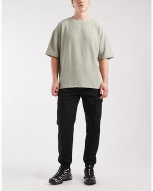 Hollister Relaxed Cuffed Cargo Trousers - Grey