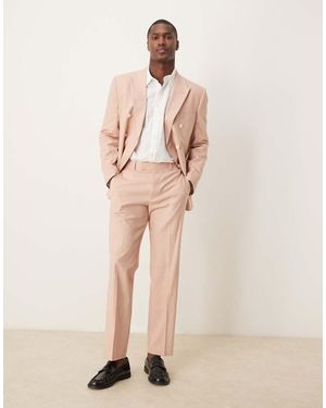 ASOS Pantaloni Da Abito Dritti - Rosa