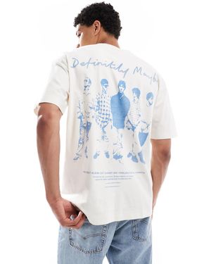 Hollister – weites t-shirt - Weiß