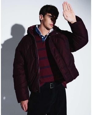 ASOS Oversized Gewatteerd Jack - Blauw