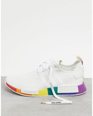 adidas Originals Nmd R1 Pride - Running Shoes - White