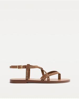 Stradivarius Sandali Bassi Marroni - Neutro
