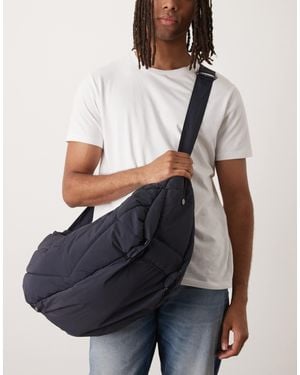 ASOS – wattierte umhängetasche - Weiß