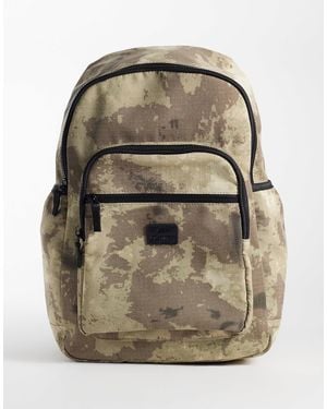 ASOS Relaxed Camo Print Nylon Backpack - Green