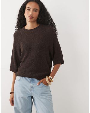 ASOS – lockeres t-shirt - Schwarz