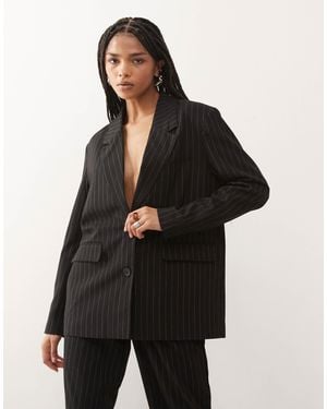 Noisy May Oversize Blazer Co-ord - Black