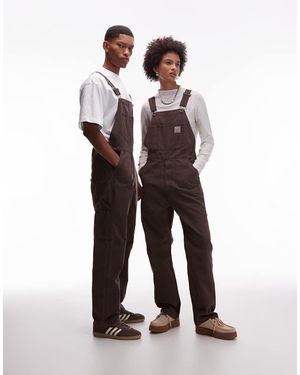 Levi's Workwear Unisex Capsule Dungaree Straight - White