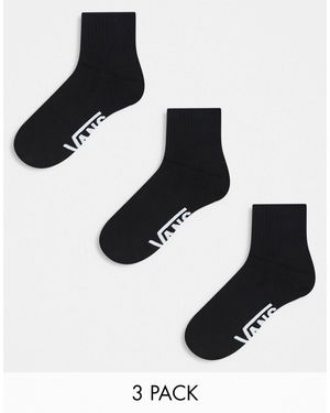 Vans – 3er-pack klassische knöchelsocken - Schwarz